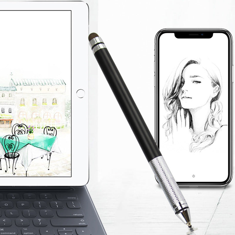 2-in-1 Capacitive Stylus with Suction Cup for iPad