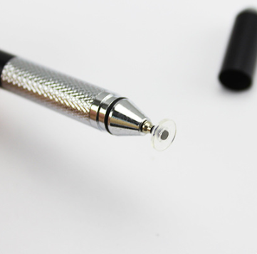 2-in-1 Capacitive Stylus with Suction Cup for iPad