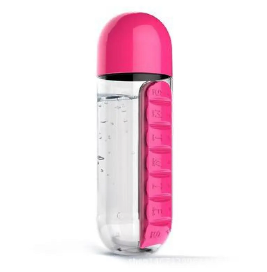 2-in-1 Medicine Bottle & Cup – 600ml